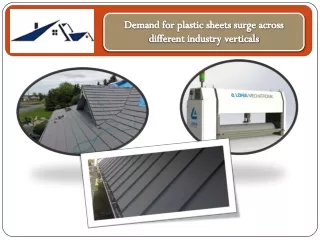 Demand for plastic sheets surge across different industry verticals