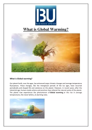 what is global warming