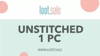 Online Women Unstitched Suits in Pakistan – LOOT.SALE