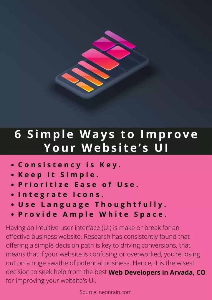 6 simple ways to improve your website s ui