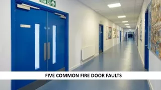 five common fire door faults