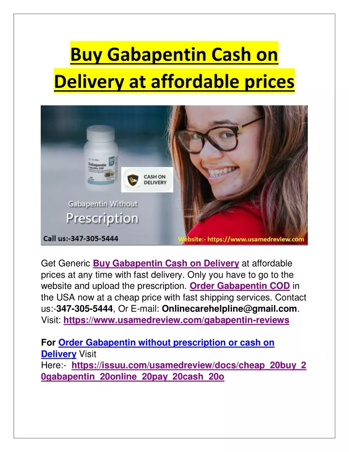 buy gabapentin cash on delivery at affordable