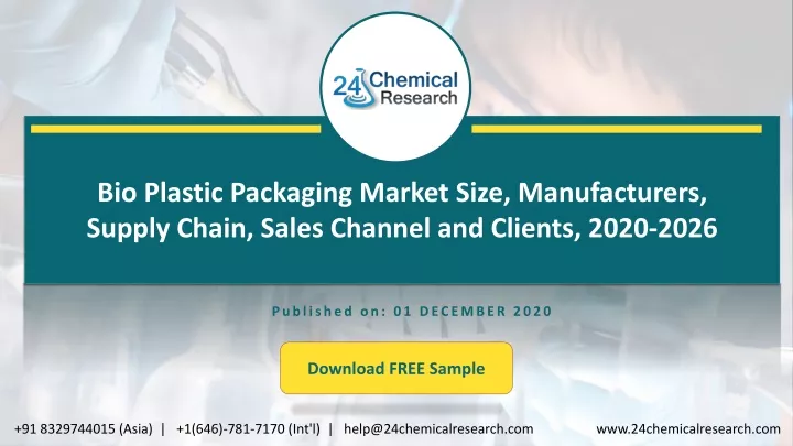 bio plastic packaging market size manufacturers