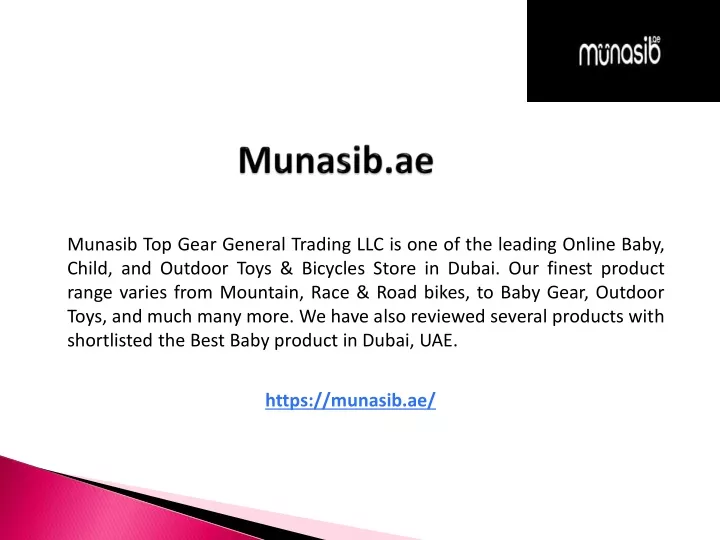 munasib top gear general trading