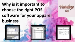 Why is it important to choose the right POS software for your apparel business