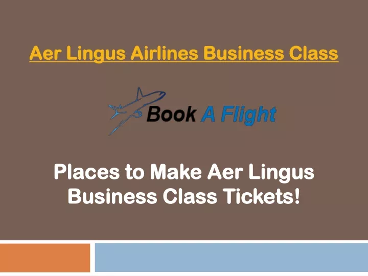 aer lingus airlines business class