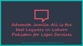 know Process of Lawsuit By Lawyers in Lahore Pakistan