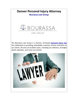 denver personal injury attorney bourassa law group