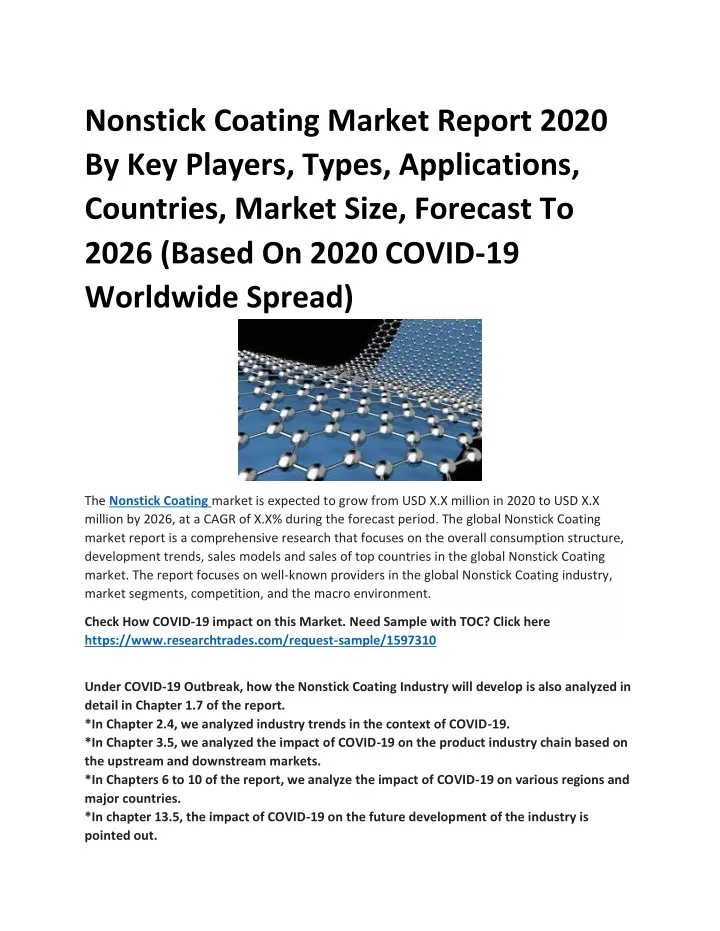 nonstick coating market report 2020