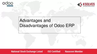 advantages and disadvantages of odoo erp