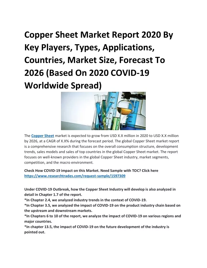 copper sheet market report 2020 by key players