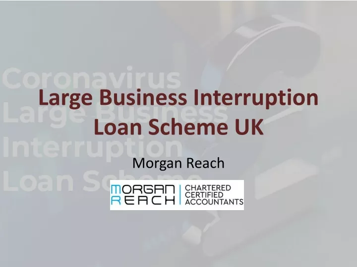 large business interruption loan scheme uk