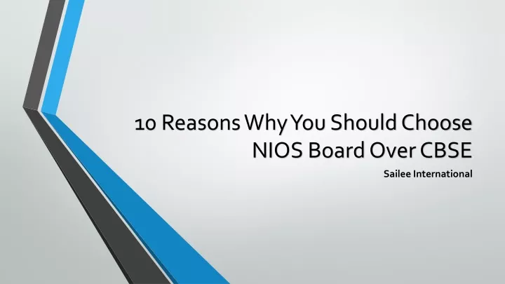 10 reasons why you should choose nios board over cbse