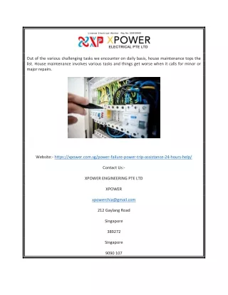 Power Failure | Xpower