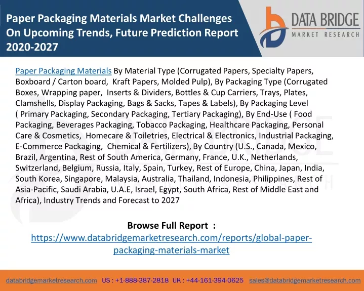 paper packaging materials market challenges