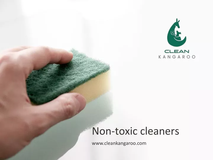 non toxic cleaners