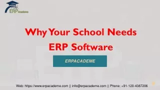 Why Your School Needs ERP Software
