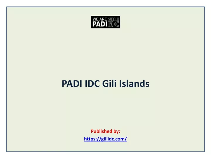 padi idc gili islands published by https giliidc com