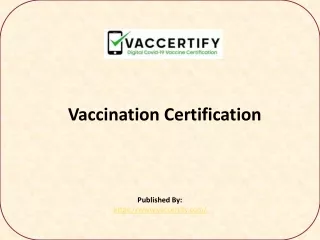 Vaccination Certification