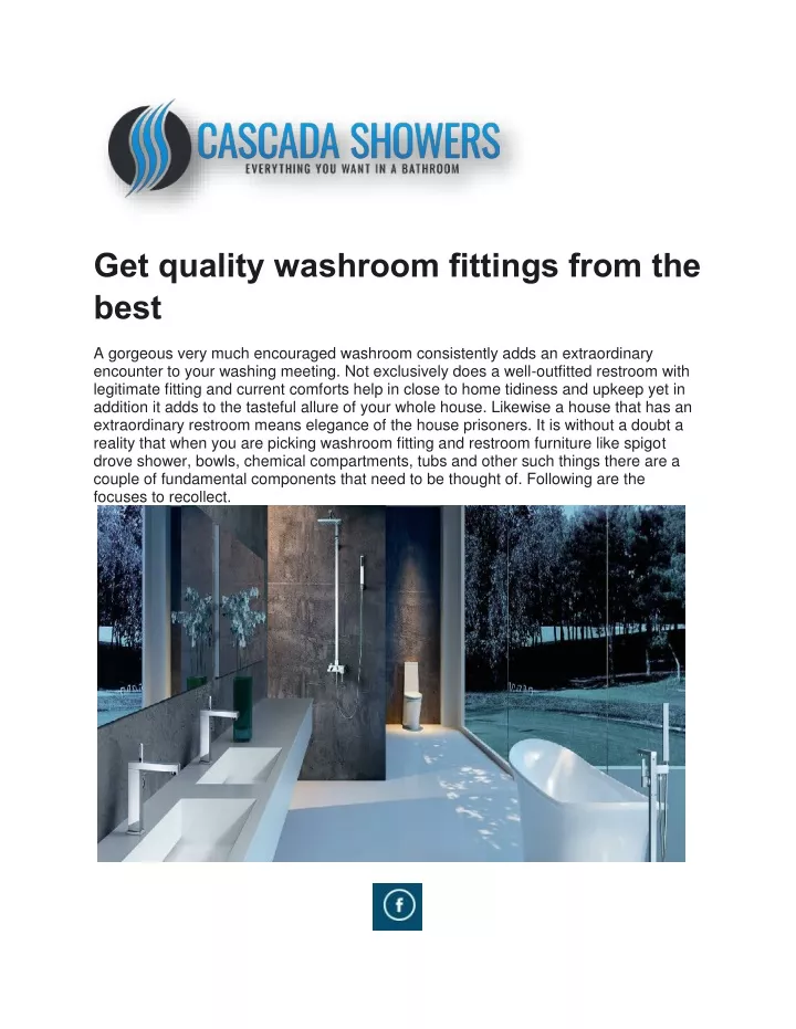 get quality washroom fittings from the best