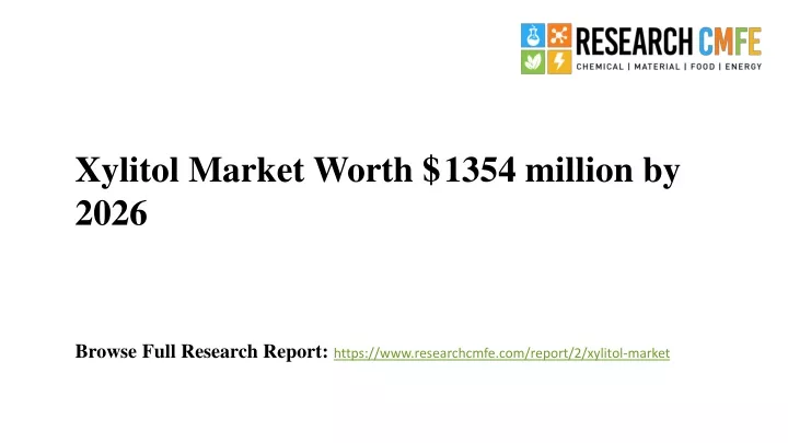 xylitol market worth 1354 million by 2026