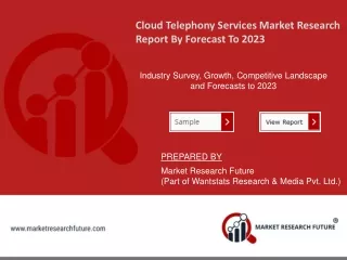 Cloud Telephony Services Market Analysis, Opportunities, Forecast, Size
