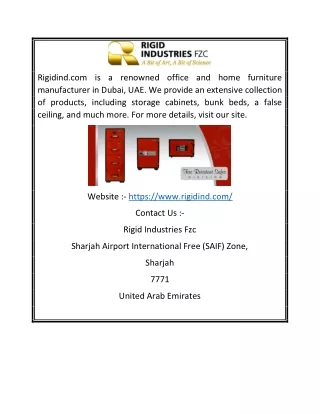 rigidind com is a renowned office and home