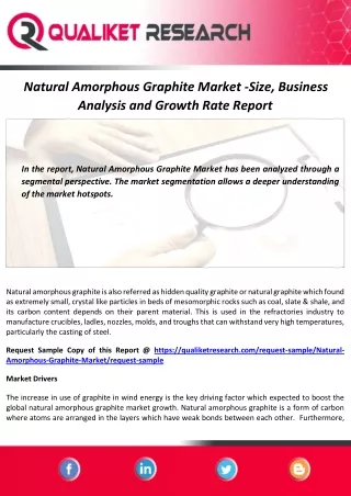 natural amorphous graphite market size business