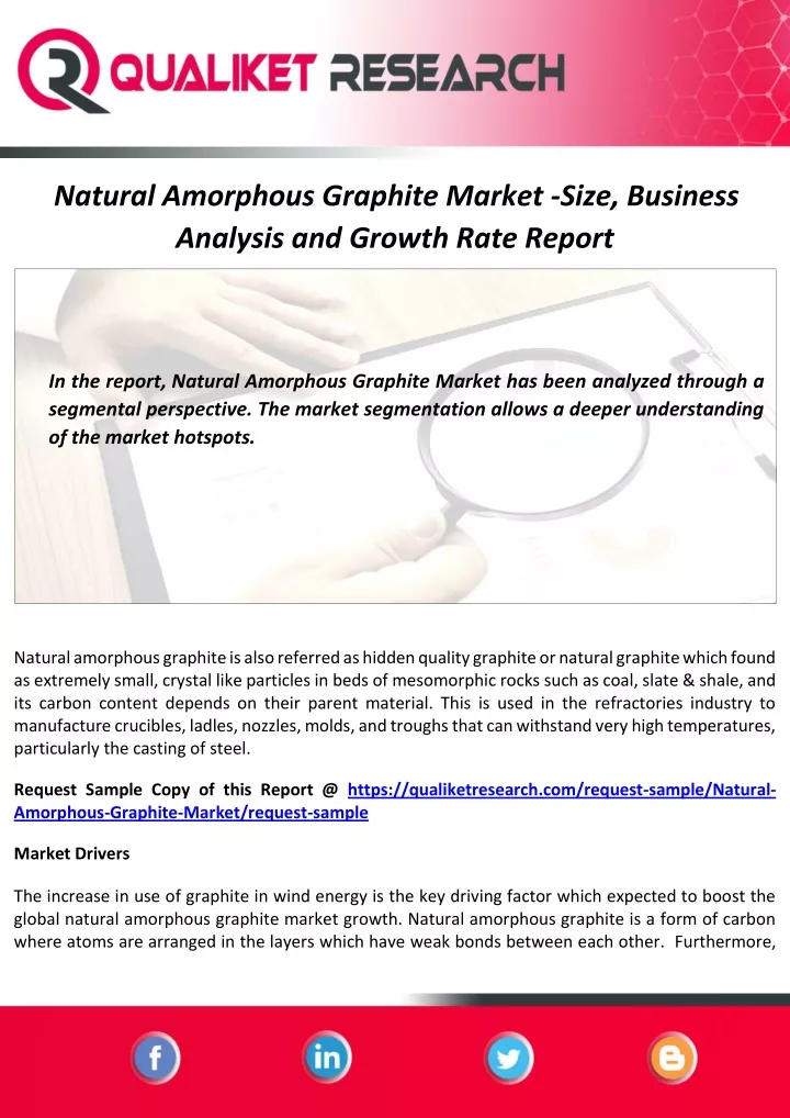 natural amorphous graphite market size business