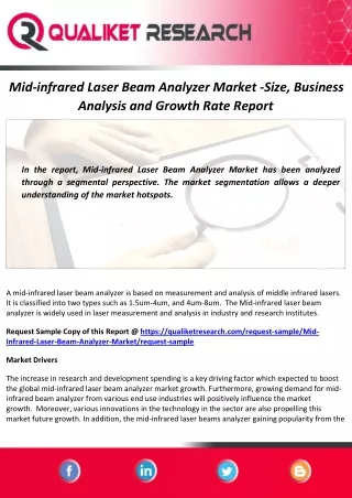 mid infrared laser beam analyzer market size