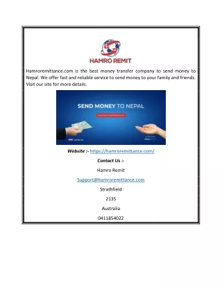 Nepal Remit | Hamroremittance.com
