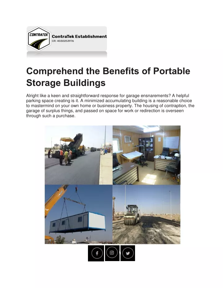 comprehend the benefits of portable storage
