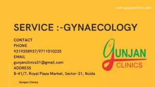 Best Gynecologist in Noida - Gunjan Clinics Noida