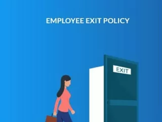 Employee Exit Policy - Sample