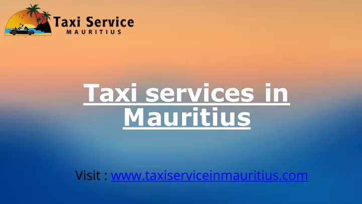 taxi services in