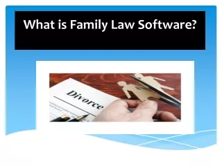 What is Family Law Software