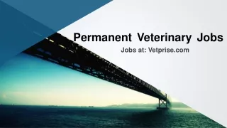 Vetprise - Permanent Veterinary Jobs