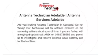 Antenna Technician Adelaide | Antenna Services Adelaide