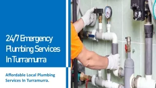 24/7 Emergency Plumbing Services In Turramurra