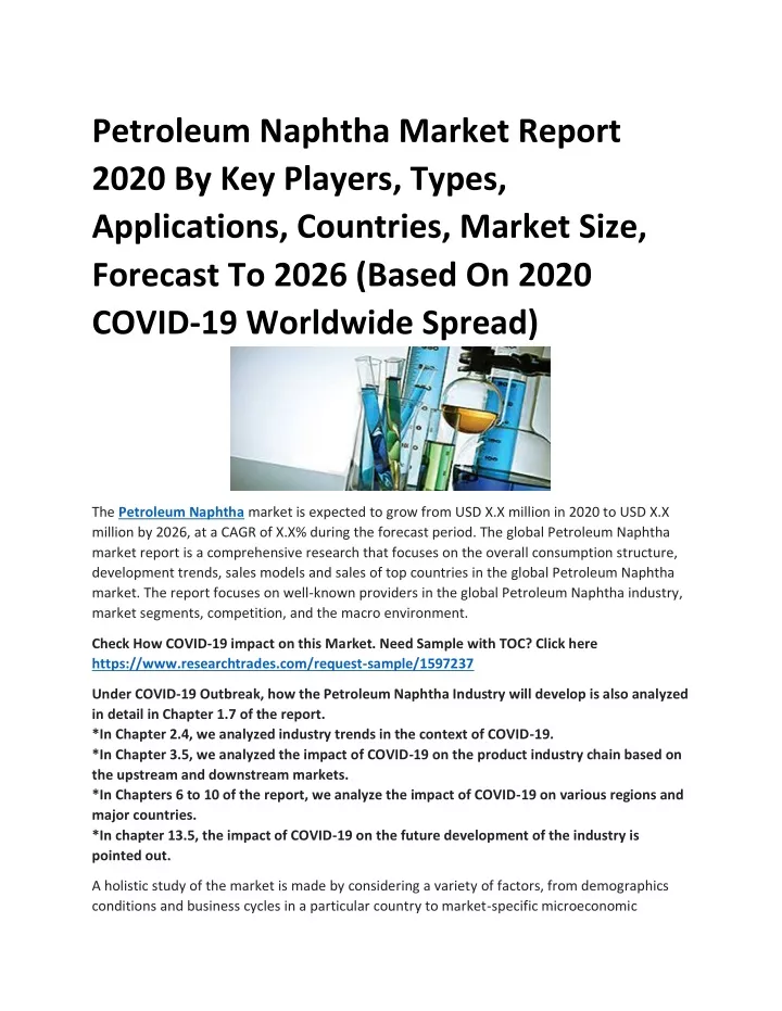 petroleum naphtha market report 2020