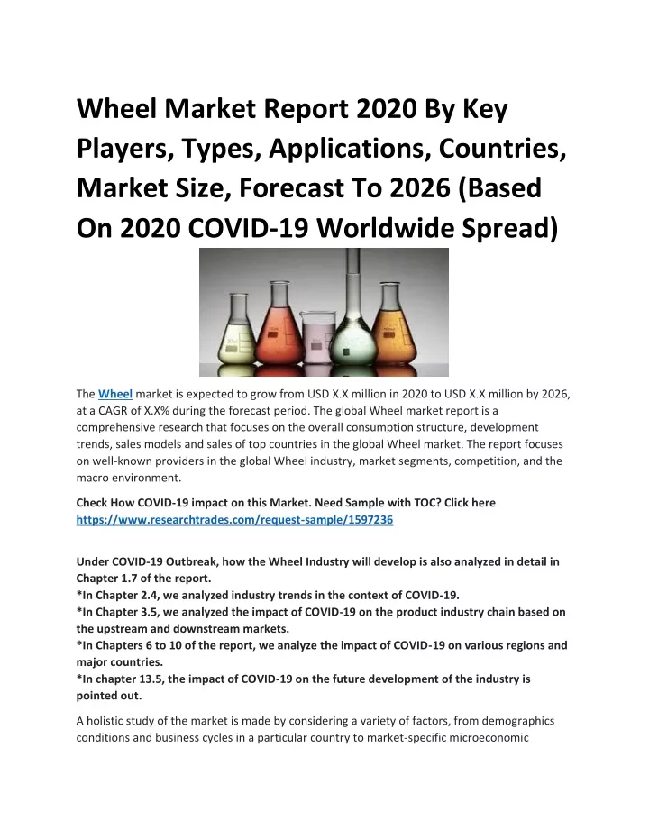 wheel market report 2020 by key players types