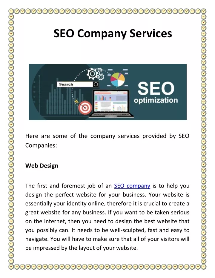 seo company services