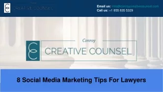 8 Social Media Marketing Tips For Lawyers