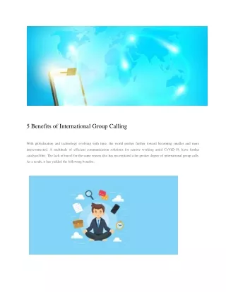 5 benefits of international group calling