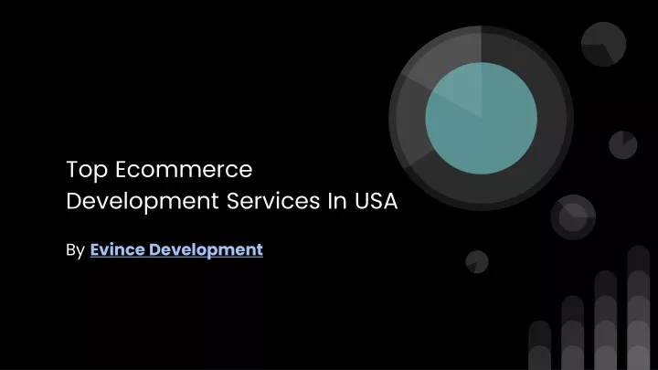 top ecommerce development services in usa