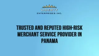 Trusted and reputed high-risk merchant service provider in Panama