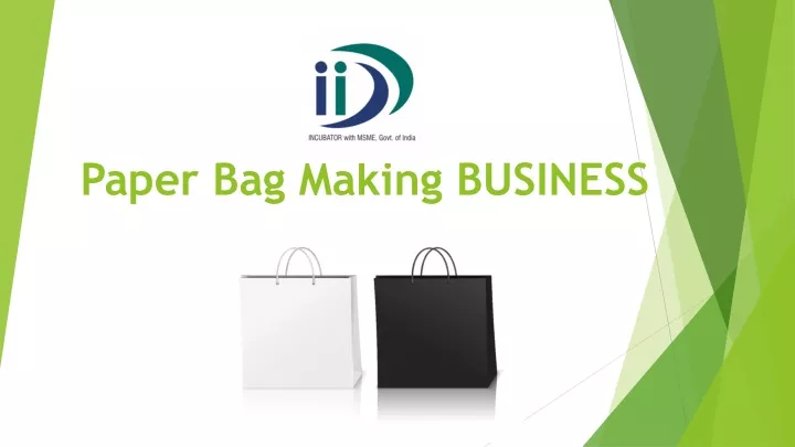 paper bag making business