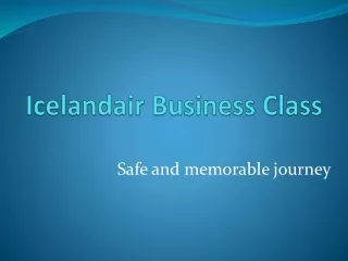 icelandair business class