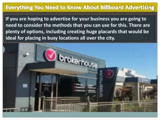 Everything You Need to Know About Billboard Advertising