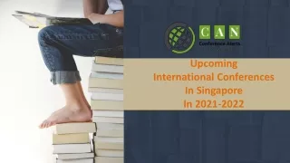 Upcoming International Conferences in Singapore 2021-2022